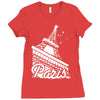 paris france eiffel tower Ladies Fitted T-Shirt