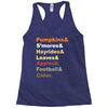 fall helvetica Racerback Tank