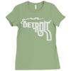 detroit city smoking gun Ladies Fitted T-Shirt
