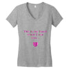this is my heart when i see you Women's V-Neck T-Shirt