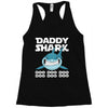 Daddy Shark Doo Doo Doo Racerback Tank