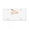 happy halloween License Plate