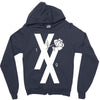 mgk t xx shirt flower black rose .. Zipper Hoodie