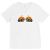 pumpkin boobs V-Neck Tee