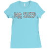 no sleep white Ladies Fitted T-Shirt