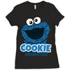 Cookie Monster Ladies Fitted T-Shirt