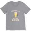 Wish You Were Beer V-Neck Tee