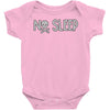 no sleep white Baby Onesie