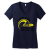I Don't Care How Many Miles Per Gallon Women's V-Neck T-Shirt