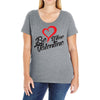 be mine valentine Ladies Curvy T-Shirt