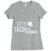 let's taco bout science march funny t sh Ladies Fitted T-Shirt