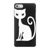 white cat funny iPhone 7 Case