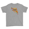 women's sugar skull purple Youth Tee