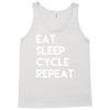 eat sleep cycle repeat Tank Top