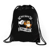 new owl best friend for life Drawstring Bags