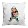go vegan 5 Throw Pillow