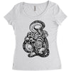 snake and tiger Women's Triblend Scoop T-shirt