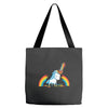 rainbow chainsaw massacre Tote Bags
