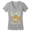 Born Gemini  Multitasking Problem Solving Tees Women's V-Neck T-Shirt
