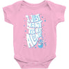lonely astronaut Baby Bodysuit