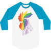 rooster pride 3/4 Sleeve Shirt