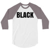 black 3/4 Sleeve Shirt