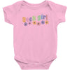 geek girl daisies Baby Onesie