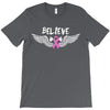 angel wing believe breast cancer T-Shirt