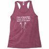 eyes in the back of my shirt Racerback Tank