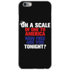 on a scale of one to america how free are you tonight iPhone 6/6s Case