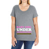 Baby Girl Under Construction Ladies Curvy T-Shirt