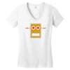 lmfao robot head Women's V-Neck T-Shirt