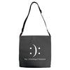 schrodinger's emoticon Adjustable Strap Totes