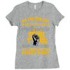 on the 8th day god created the redhead because someone had to have bra Ladies Fitted T-Shirt