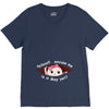 May Peeking Out Baby Girl V-Neck Tee