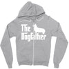 the dogfather pembroke welsh corgi white Zipper Hoodie