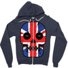 united kingdom till i die Zipper Hoodie