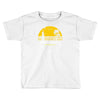 amity island jaws inspired movie shark printed Toddler T-shirt