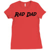 rad dad Ladies Fitted T-Shirt