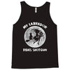 halloween my labrador rides shotgun Tank Top