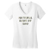 national bank of dad Women's V-Neck T-Shirt