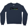 chicana with rose Crewneck Sweatshirt