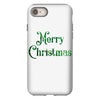 merry christmas green glitter iPhone 8