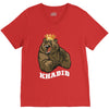 bear khabib V-Neck Tee