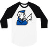 go to jail monopoly 3/4 Sleeve Shirt