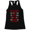 adapt or die encoded (white) Racerback Tank