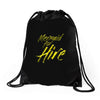 mermaid for hire Drawstring Bags