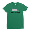 Cat Says Not Today Ladies Fitted T-Shirt