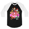 paw patrol birthday girl dad 3/4 Sleeve Shirt
