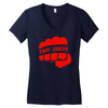 fight cancer Women's V-Neck T-Shirt